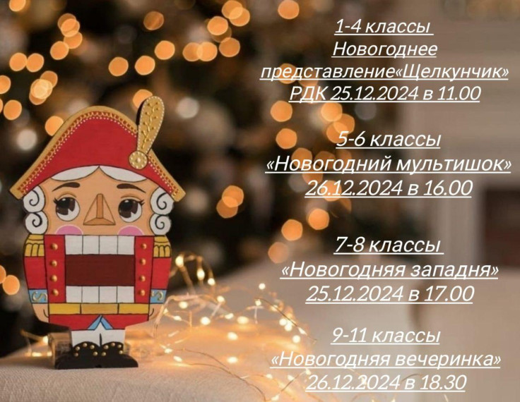 Приглашение на театрализованное новогоднее представление!.