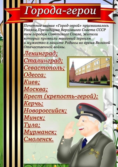 ГОРОДА-ГЕРОИ: УЗНАЙ БОЛЬШЕ!.